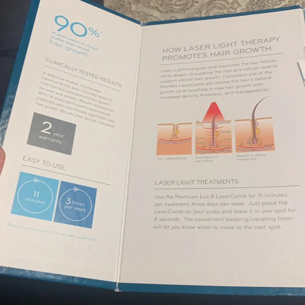 Hairmax Laser light for hair growth - Picture 7 of 17